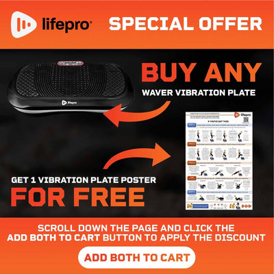 LifePro Waver Vibration Plate Home Workout Equipment for Weight Loss & Toning Muscle Exercise Machine