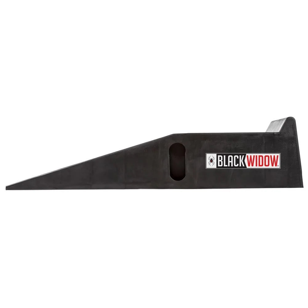 Black Widow PSR295 Plastic Car Service Ramps - Lifts Vehicles 6.25in H for Maintenance or Oil Changes - Each Ramp is 12in W - Pack of Two - 10,000 lbs. Capacity Per Pair