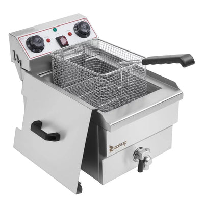 Ktaxon 12.5QT Deep Fryer 1700W Electric Stainless Steel Deep Fryer Adjustable Temperature