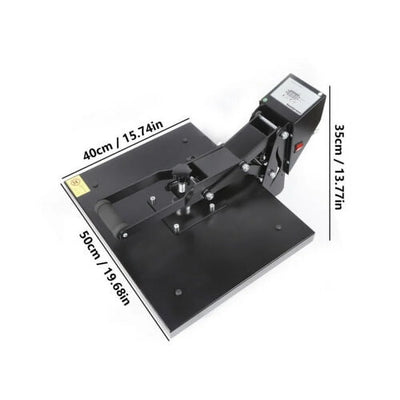 16x20" Clamshell Heat Press Machine T-shirt DIY Sublimation Digital Transfer