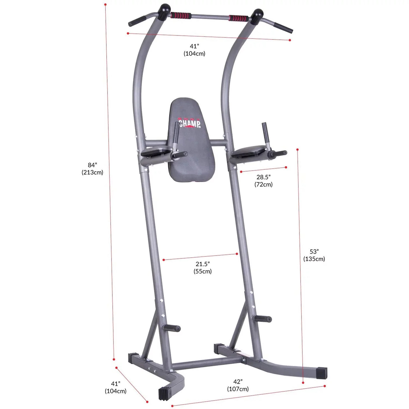 Body Champ PT620 Multi Functional Power Tower for Upper Body Strength Training