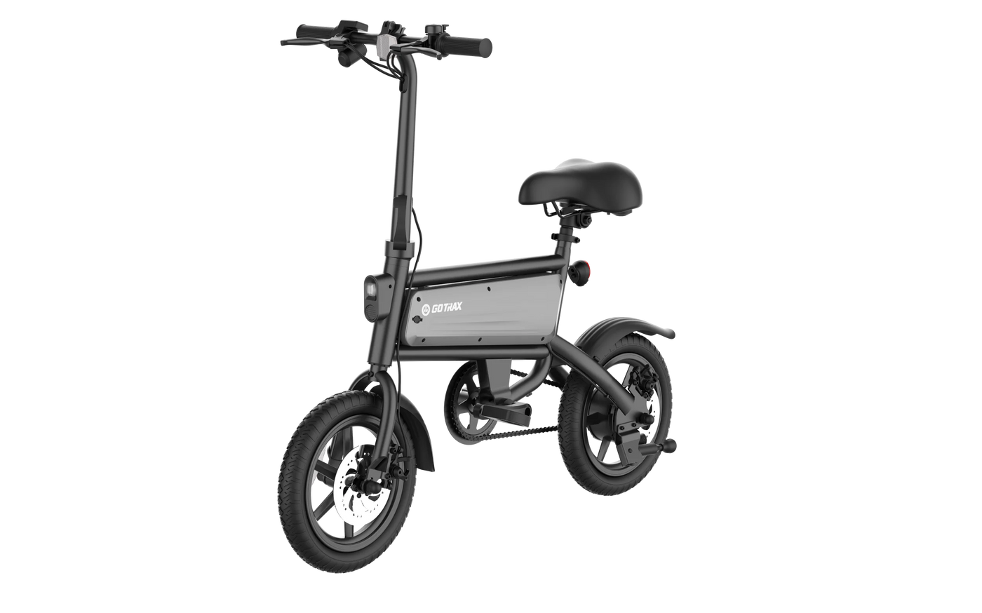 GOTRAX S2 14" Folding Electric Bike for Adults and Teens, 250W 15.5Mph, 15Miles LED Display Mini E-Bike for Commuting