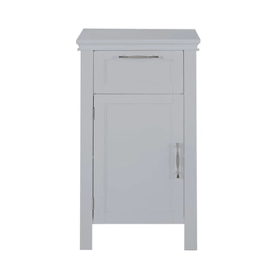 Upgrade Your Living Space with Elegant and Stylish Modern White Wooden Bathroom Storage Shelf Unit for Home and Office Use Ideal Space Saving Freestanding Tall Cupboard Cabinet with Door