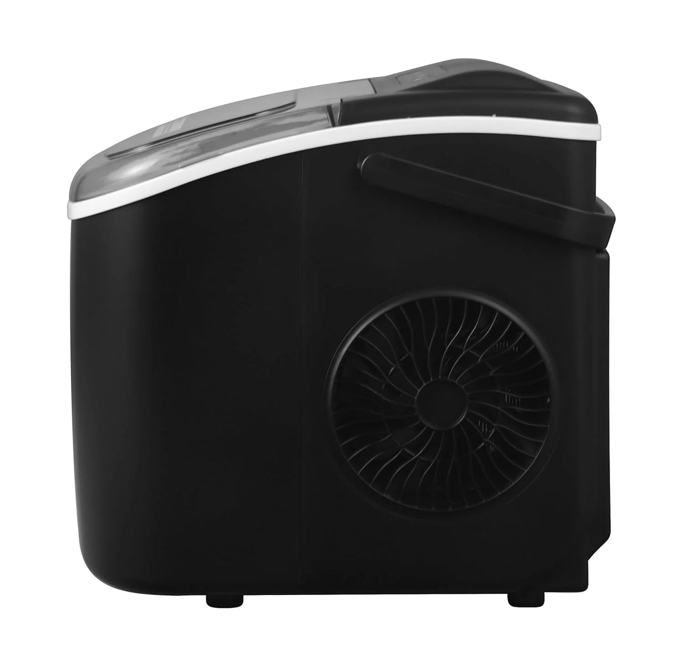 Countertop Ice Makers,Automatic Clean,Portable Ice Maker 9 Bullet Ice Ready in 7-12min,26.5lbs/24H,for Home/Kitchen/Office/Party,Black