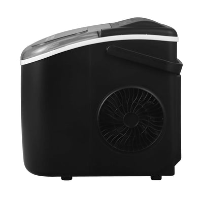 Countertop Ice Makers,Automatic Clean,Portable Ice Maker 9 Bullet Ice Ready in 7-12min,26.5lbs/24H,for Home/Kitchen/Office/Party,Black