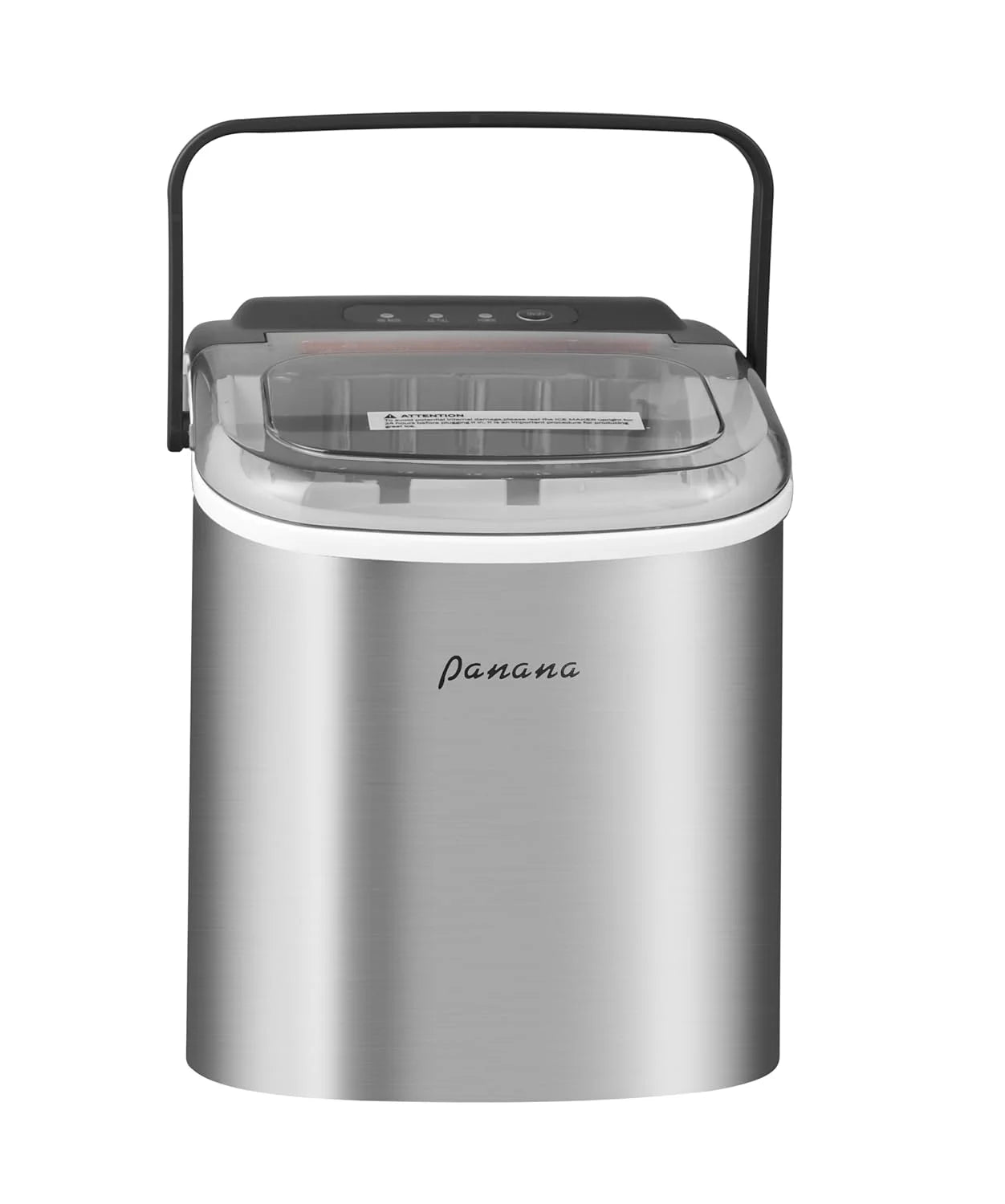 Countertop Ice Makers,Automatic Clean,Portable Ice Maker 9 Bullet Ice Ready in 7-12min,26.5lbs/24H,for Home/Kitchen/Office/Party,Black