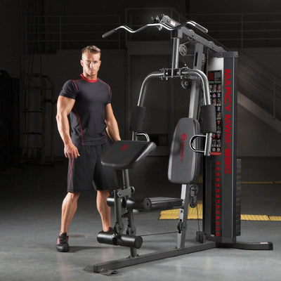 Marcy Dual-Functioning Full Body 150lb Stack Home Gym Workout Machine MWM-990