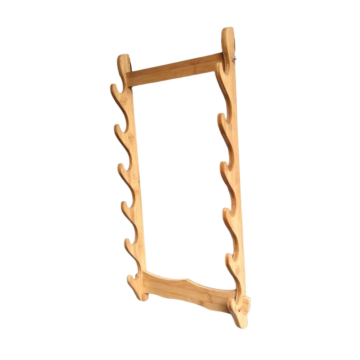 Solid Wood Wall Display Rack, Wall Mounted Bracket Hanger, Wooden Frame Rack, Horizontal Support for Room Dojo Tier