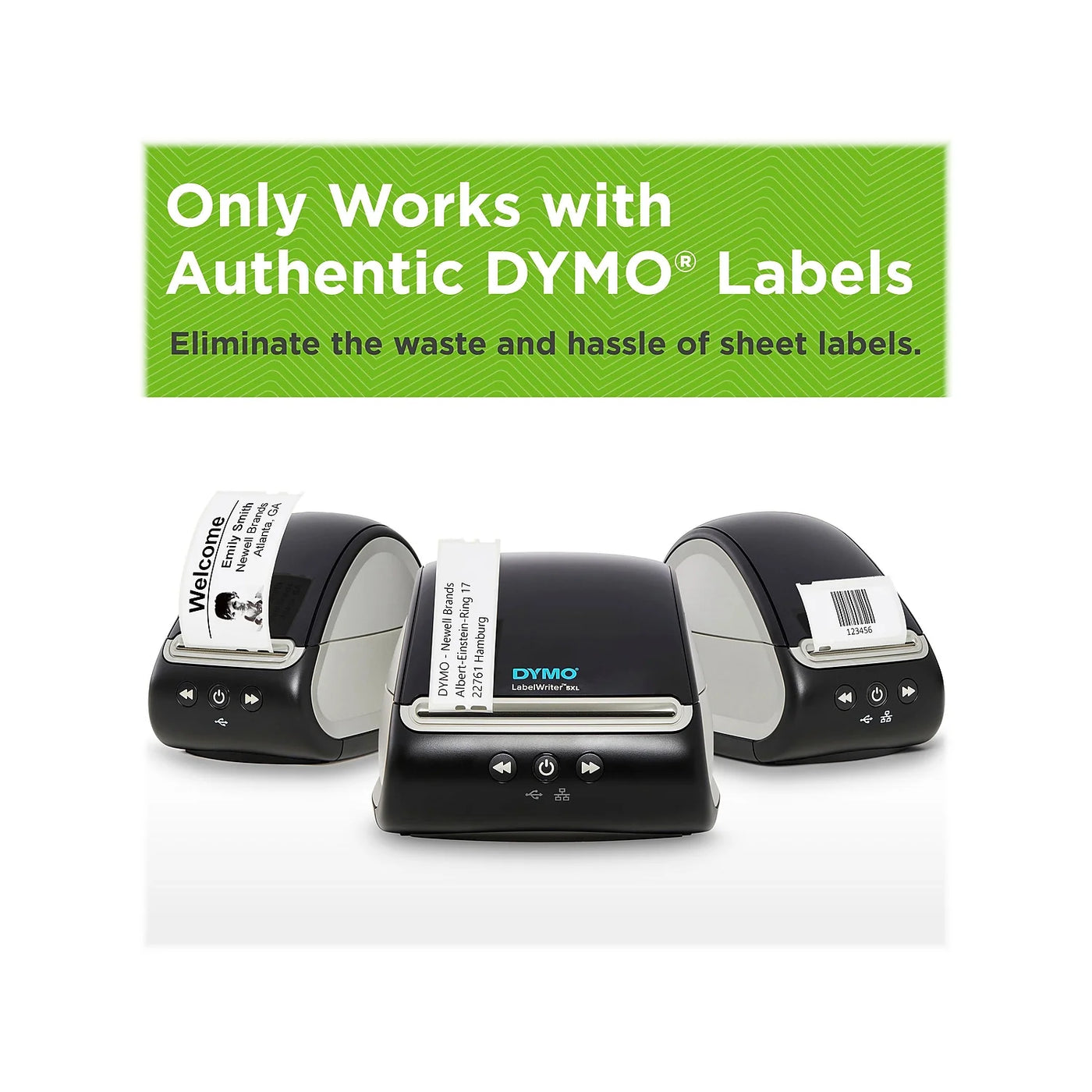 DYMO® LabelWriter® 550 Label Maker, Direct Printing, Automatic Label Prints, 1 Count