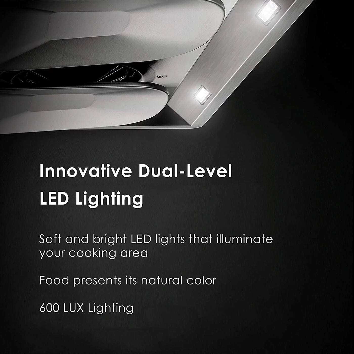 FOTILE Pixie Air® Series Slim Line Under the Cabinet Range Hood with WhisPower Motors and Capture-Shield Technology for Powerful & Quiet Cooking Ventillation