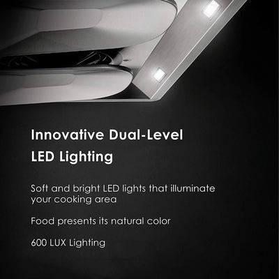 FOTILE Pixie Air® Series Slim Line Under the Cabinet Range Hood with WhisPower Motors and Capture-Shield Technology for Powerful & Quiet Cooking Ventillation