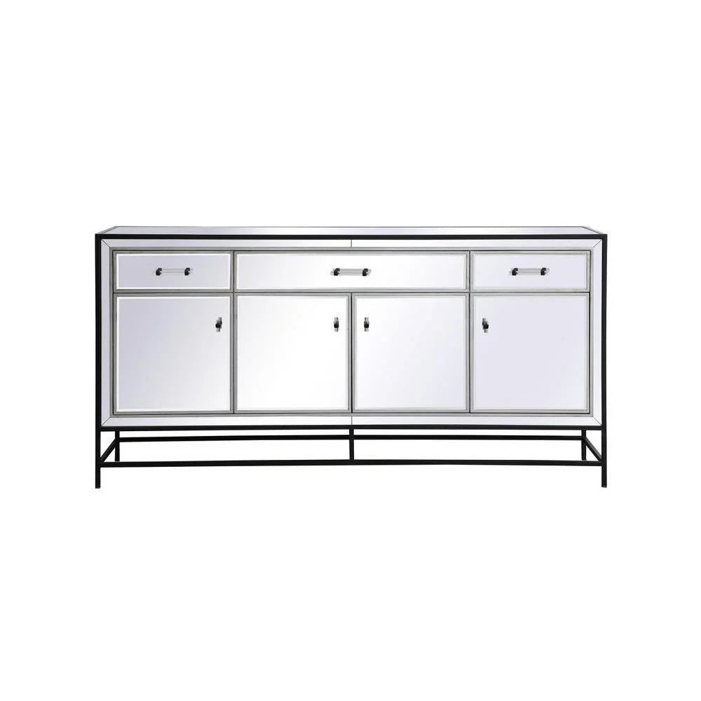 Mirrored Credenza in Modern Style-36 inches Tall and 15.75 inches Wide Bailey Street Home 779-Bel-5046498