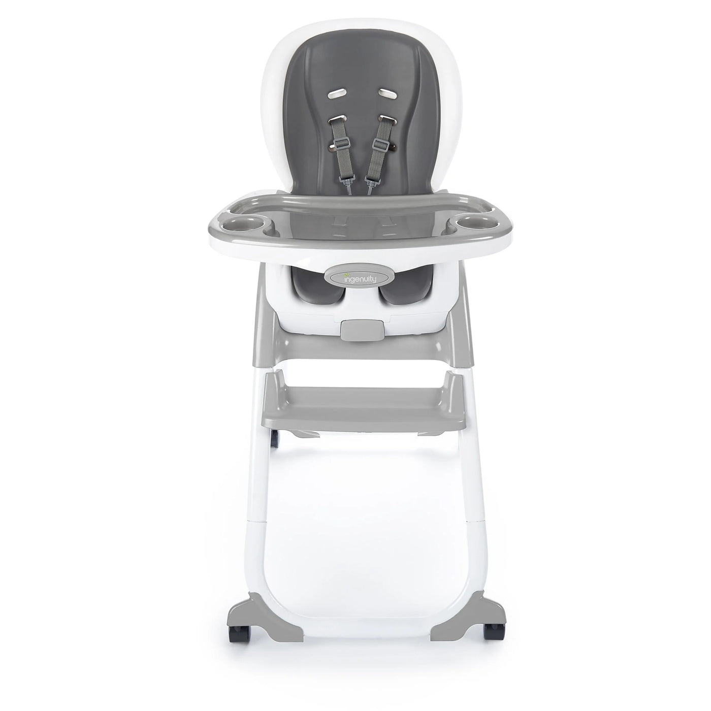 Ingenuity SmartClean Trio Elite 3-in-1 Convertible High Chair, Toddler Chair, and Booster Seat, For Ages 6 Months and Up, Unisex - Slate