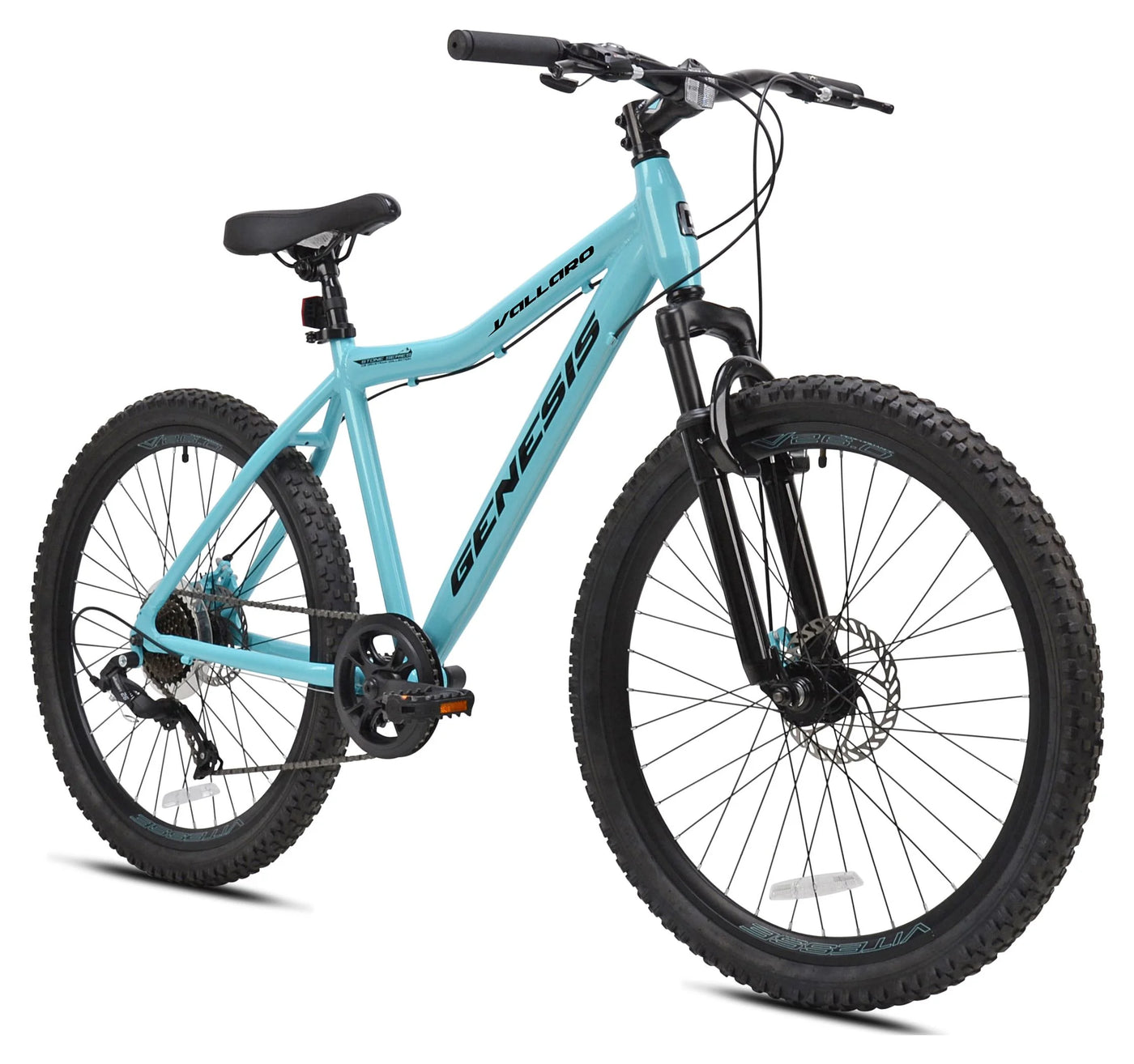 Genesis 26-inch Vallaro Women's Aluminum Mountain Bike, Light Blue