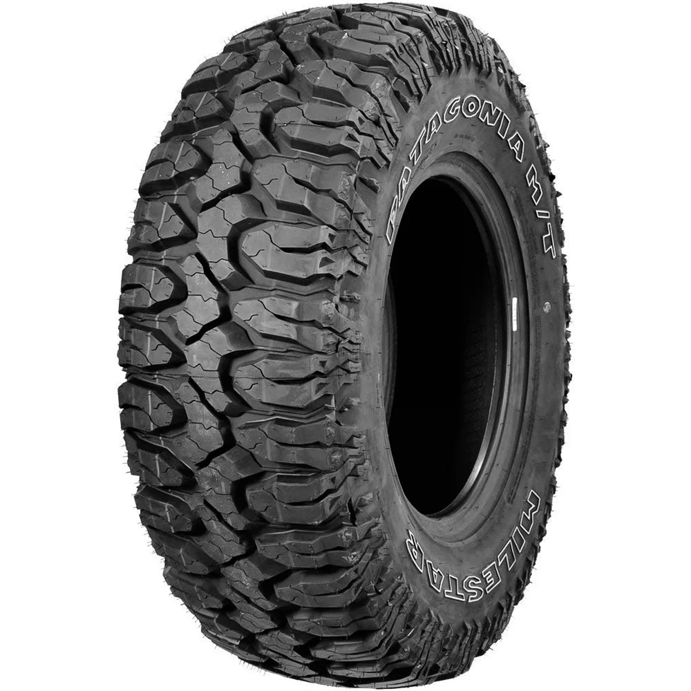 Pair of 2 (TWO) Milestar Patagonia M/T LT 37X12.50R17 Load D 8 Ply MT Mud Tires