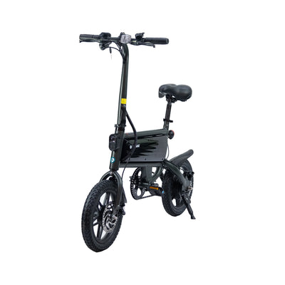 GOTRAX S2 14" Folding Electric Bike for Adults and Teens, 250W 15.5Mph, 15Miles LED Display Mini E-Bike for Commuting