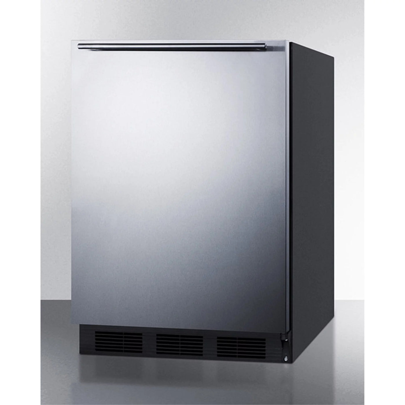 Summit Appliance 33.25 x 23.63 x 23.5 in. Built-In Undercounter All-Refrigerator, Black Cabinet