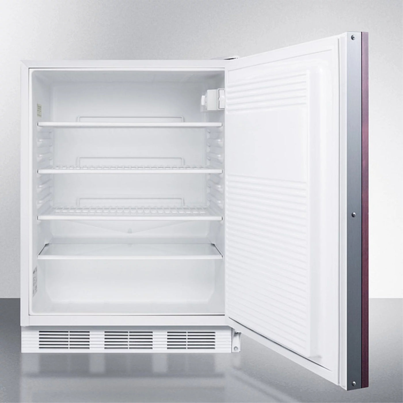 Summit Appliance 32.25 x 23.63 x 23.5 in. ADA Compliant Built-In Undercounter All-Refrigerator, White Cabinet