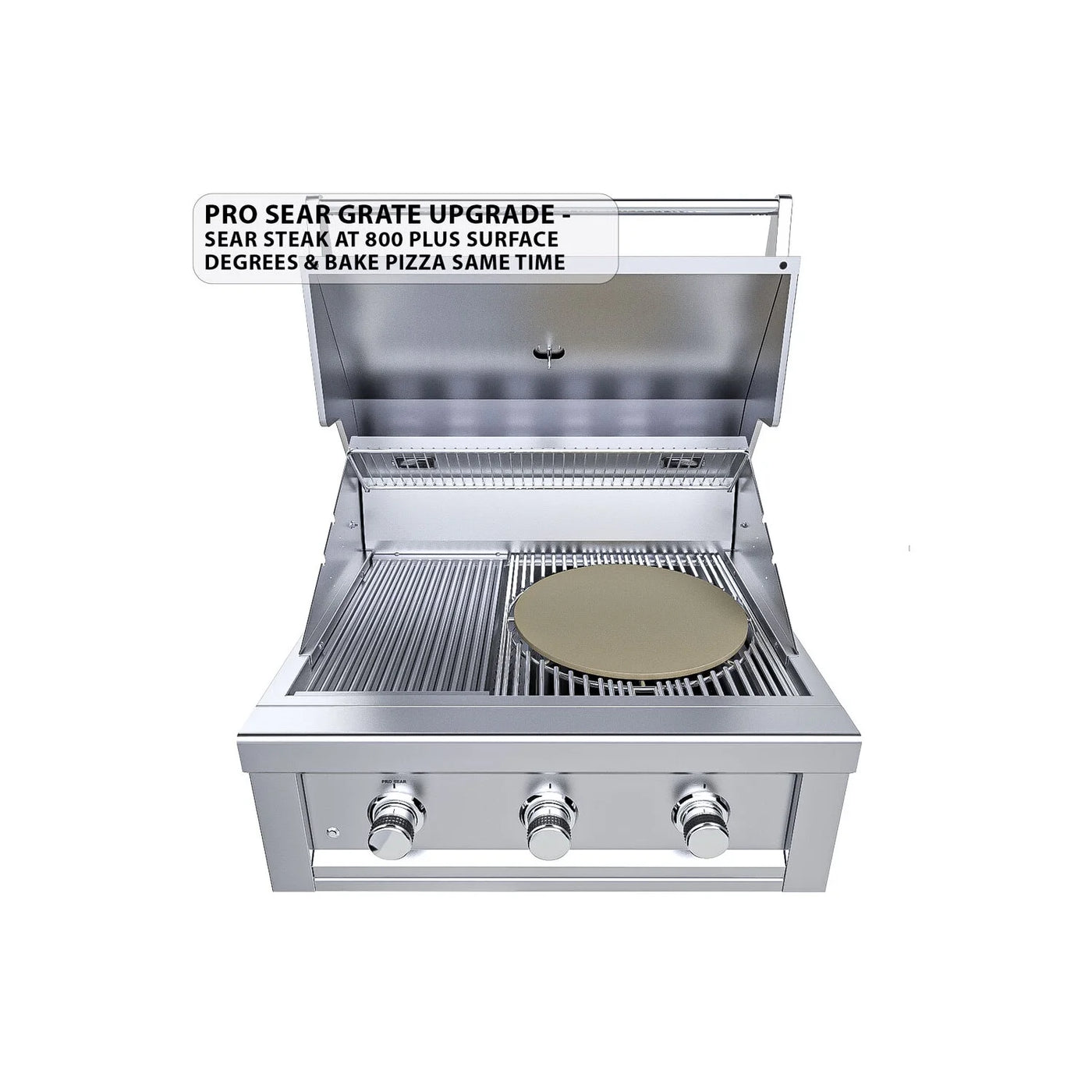 Ruby 3 Burner Pro-Sear 30"- Natural Gas