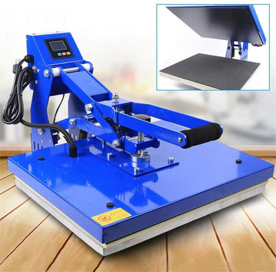 WUZSTAR Auto Open Heat Press Transfer,Clamshell Base T-shirt Sublimation Machine 16"x20"