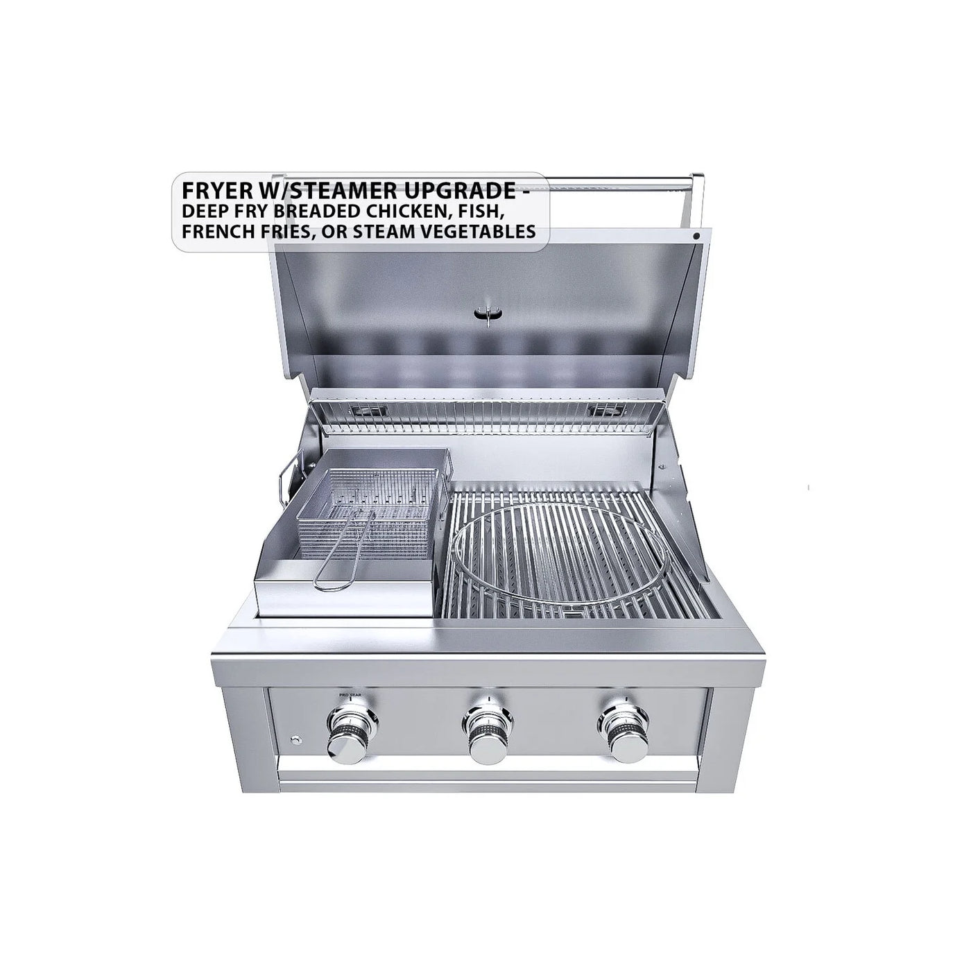 Ruby 3 Burner Pro-Sear 30"- Natural Gas