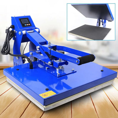 FETCOI 16x20" Auto Open CLAM T-shirt Heat Press Hot Stamping Machine Horizontal Version