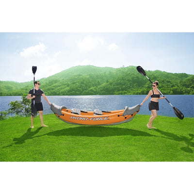 Bestway Hydro Force Lite Rapid X2 Inflatable Outdoor Water Sport Kayak Set