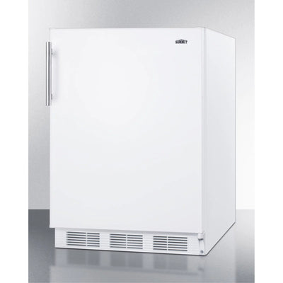 Built-in undercounter all-refrigerator for residential use, auto defrost with white exterior