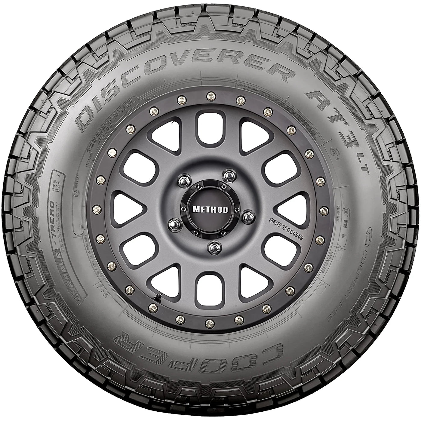 Pair of 2 (TWO) Cooper Discoverer AT3 LT LT 235/80R17 Load E 10 Ply AT A/T All Terrain Tires Fits: 2011-18 Chevrolet Silverado 3500 HD LTZ, 2011-13 Ram 3500 Laramie Longhorn