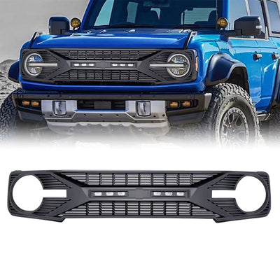 AMERICAN MODIFIED Grille w/ Lights for 21-24 Ford Bronco w/ Front Camera