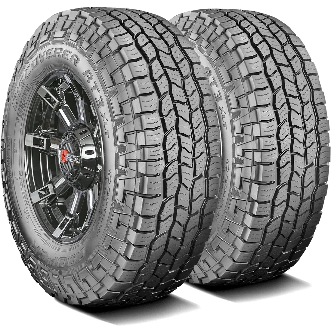 Pair of 2 (TWO) Cooper Discoverer AT3 XLT LT 295/70R18 129/126S E 10 Ply A/T All Terrain Tires