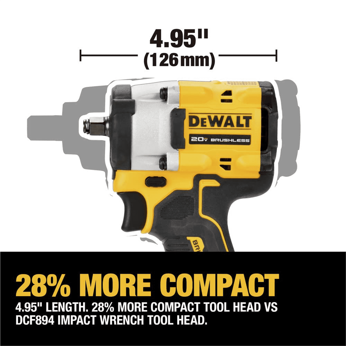 DeWalt 20V MAX 3/8" IMPACT WRENCH BARE TOOL