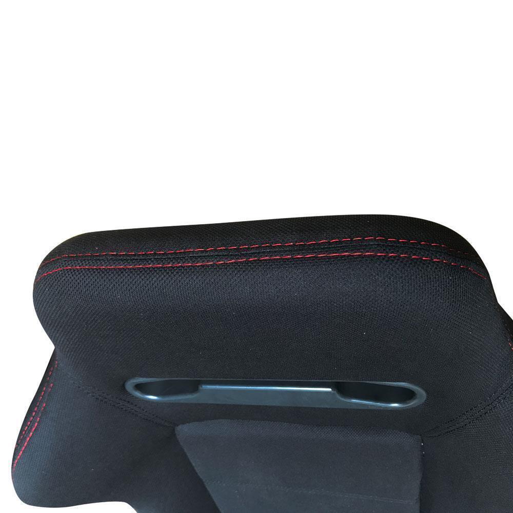 ZGBY 2Pcs Left Right Reclinable Sports Bucket Racing Seats With Sliders Design