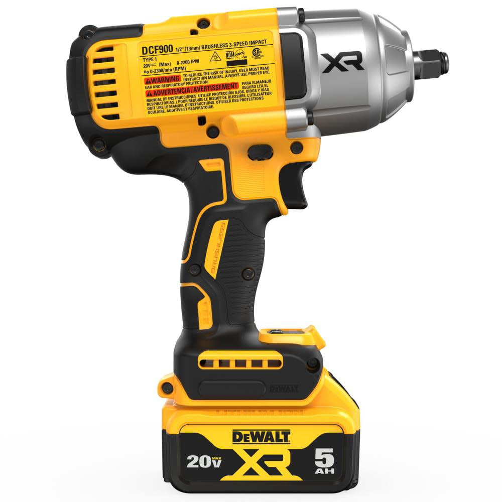 DEWALT 20V MAX* XR 1/2" High Torque Impact Wrench with Hog Ring Anvil