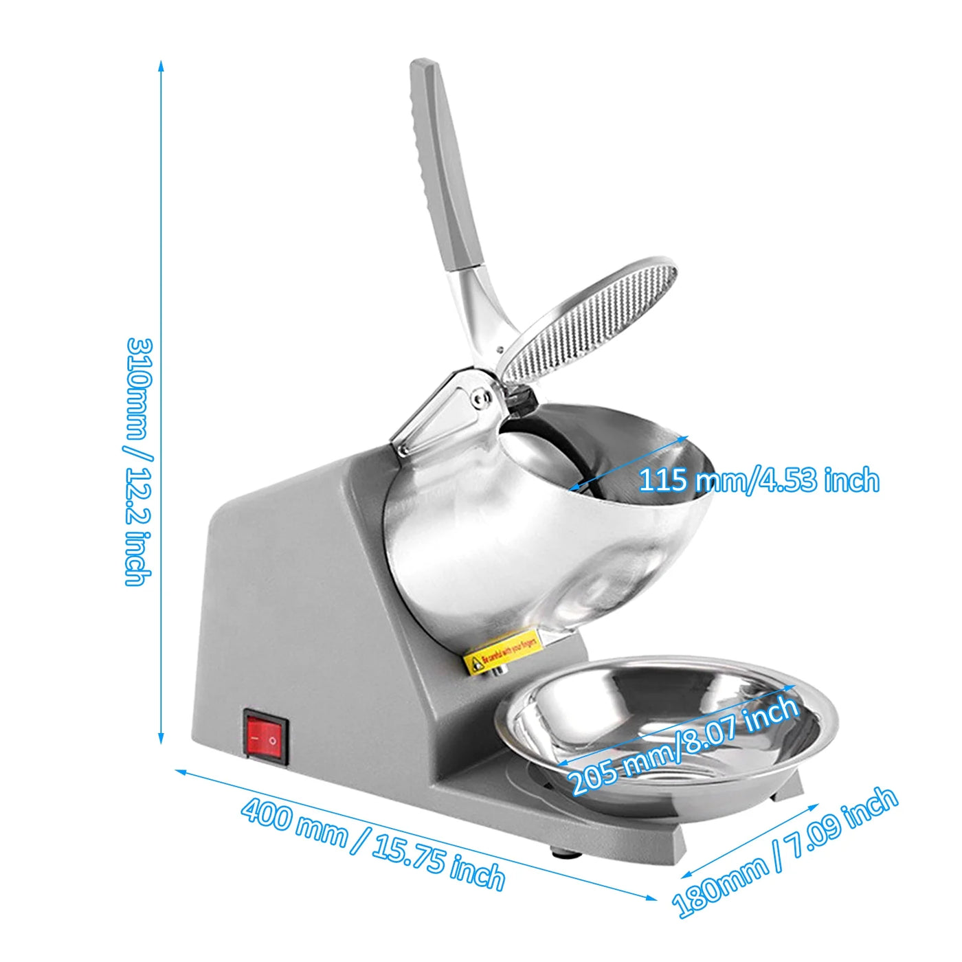 Ice Maker,Ice Maker Dual Ice Shaver Shaved Ice Shaver 300w Ice Hine Huiop Havou