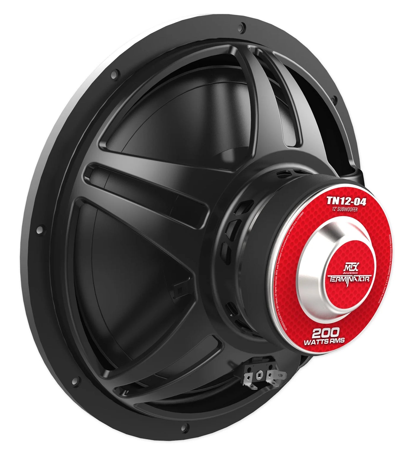 (2) MTX Audio Terminator TN12-04 12” 800 Watt 4 Ohm Car Subwoofers Subs