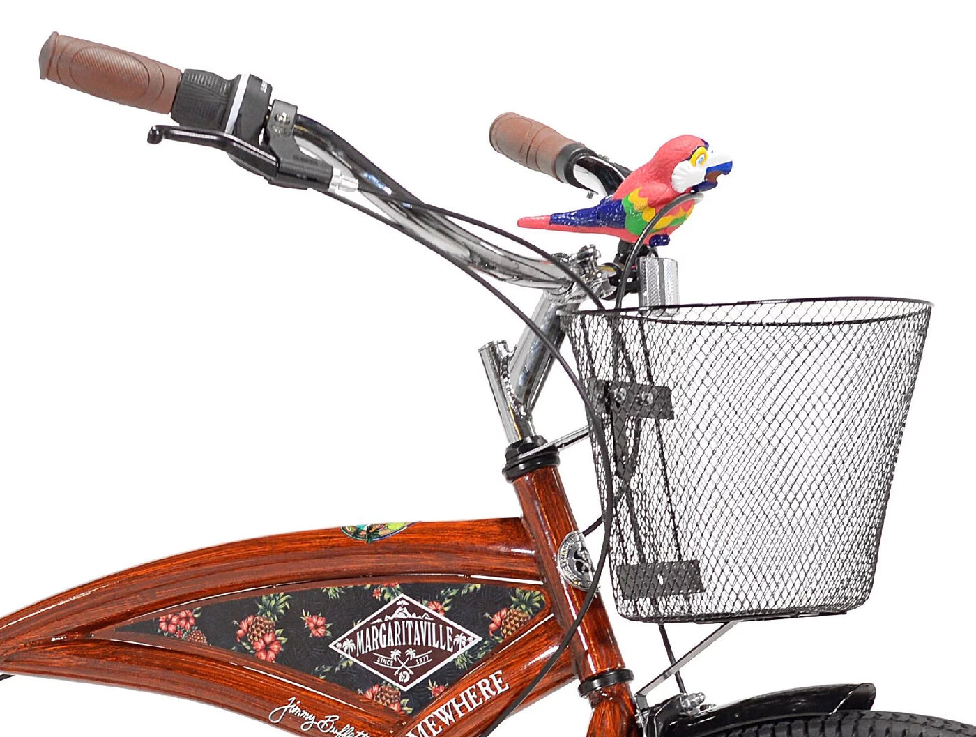 Kent 26" Margaritaville Men's Cruiser Bike, Wood Grain Color