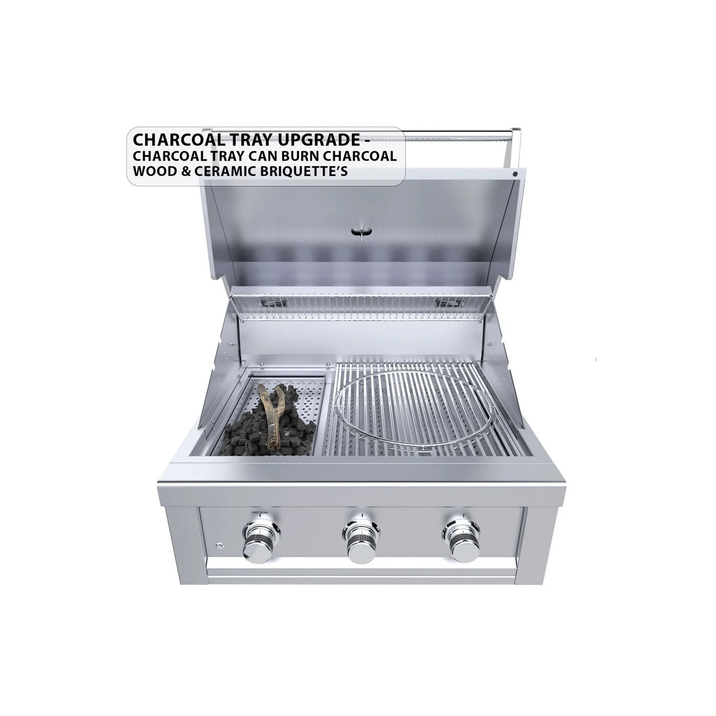 Ruby 3 Burner Pro-Sear 30"- Natural Gas