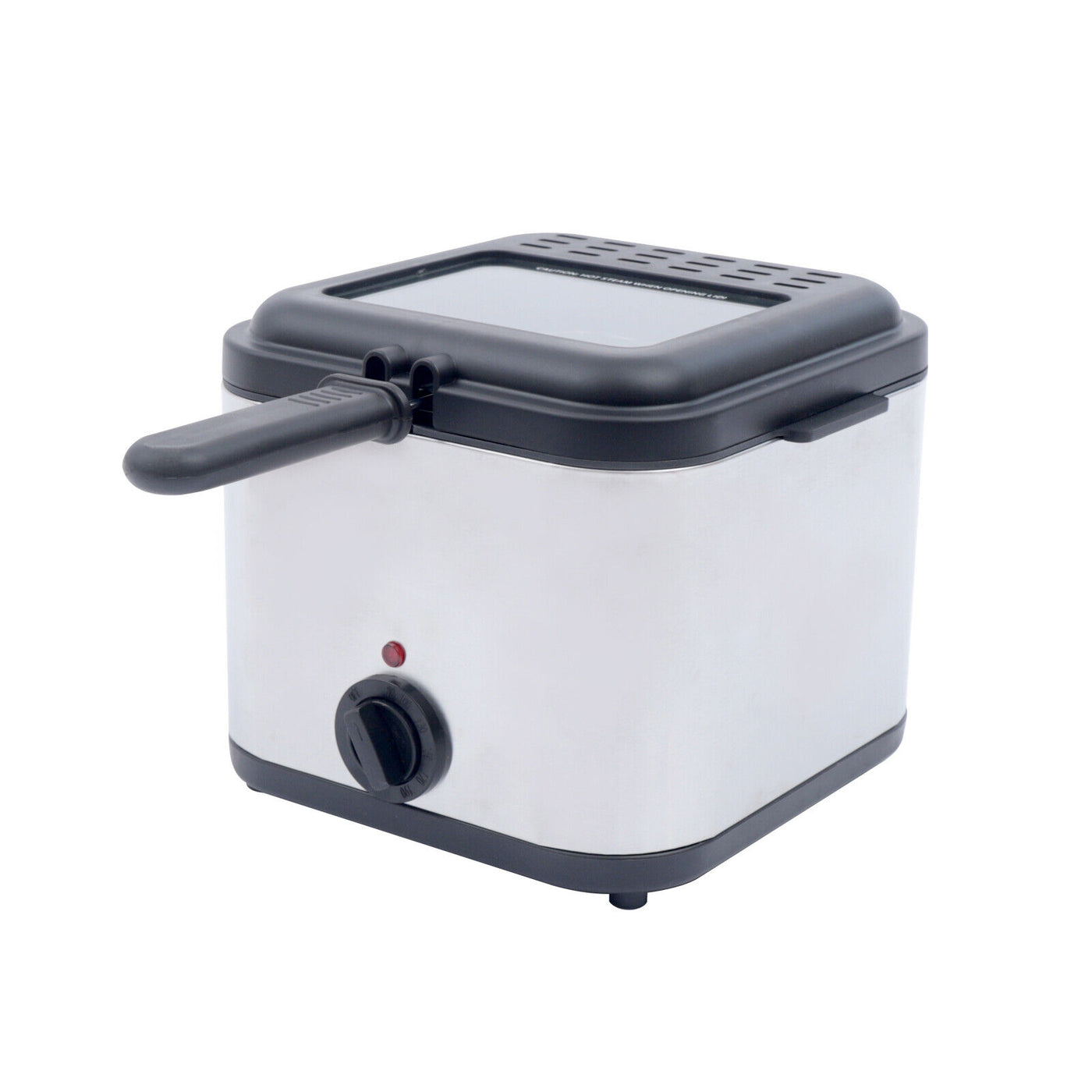 1000W 2.5L Deep Fryer With Basket Small Fryer w/ View Window, Oil Dripping Hook