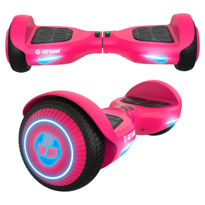 GOTRAX Edge Hoverboard for Kids Adults, 6.5" Tires 6.2mph & 2.5 Miles Self Balancing Scooter, Pink