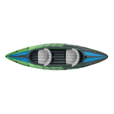 Intex Challenger K2 Inflatable Kayak with Oars and Hand Pump