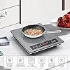 Portable Induction Cooktop,Hot Plate Electric Countertop Single Burner 1800W, Sensor Touch Stove with Digital Led Display, Timer and Child Safety Lock