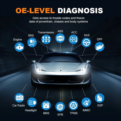 FOXWELL Automotive Bi-Directional Diagnostic Scan Tool OBD2 Scanner All System Code Reader All Reset