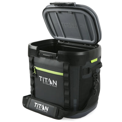 Titan by Arctic Zone 36 Can Capacity Waterproof and Leak Proof Welded Thermocooler, Black/Green, Per Pack 1, Model 10004132