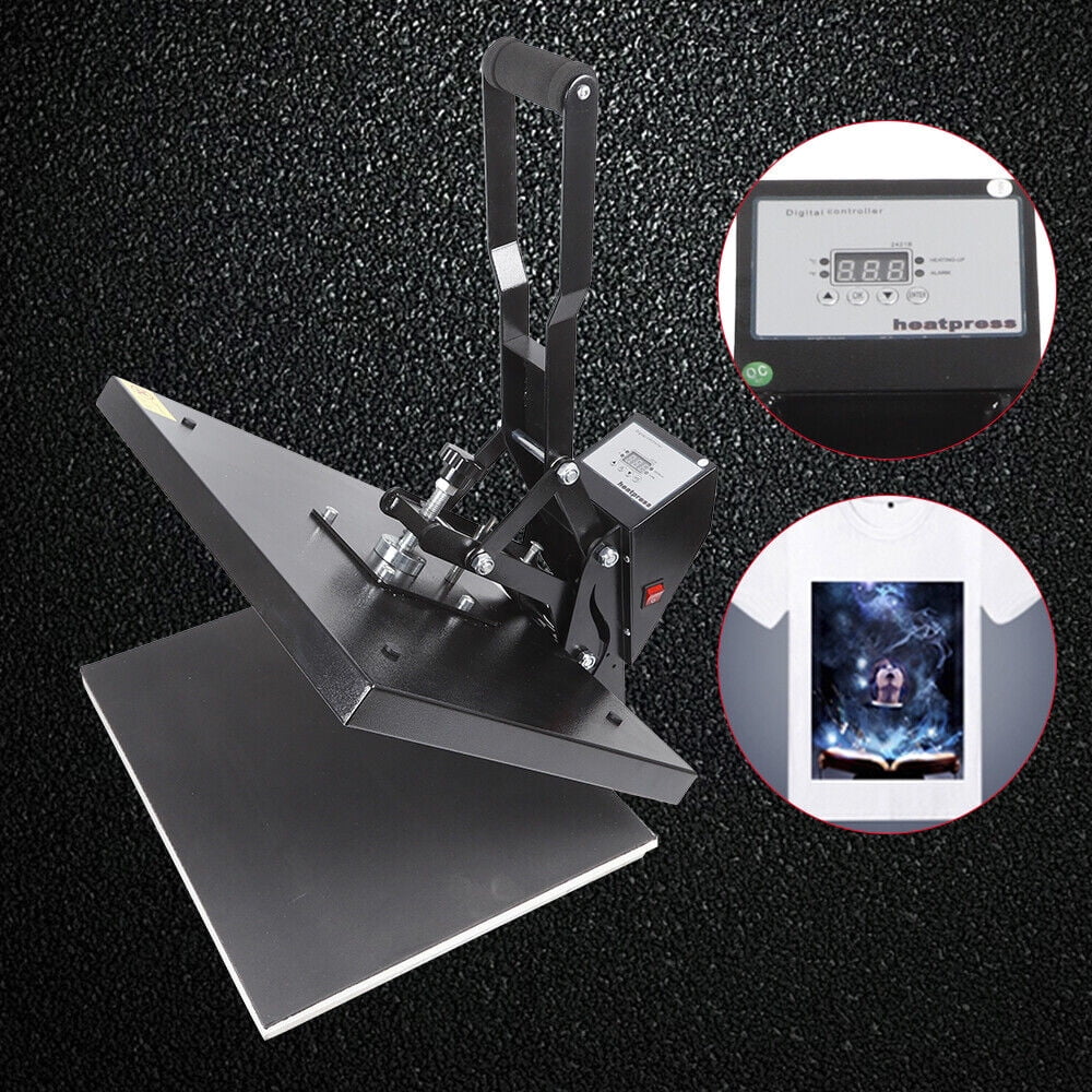 DENEST 16" x 20" Clamshell Heat Press Machine DIY T-shirt Sublimation Digital Transfer