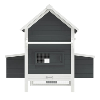 PawHut 162" Large Chicken Coop for 6-8 Chickens, Chicken House