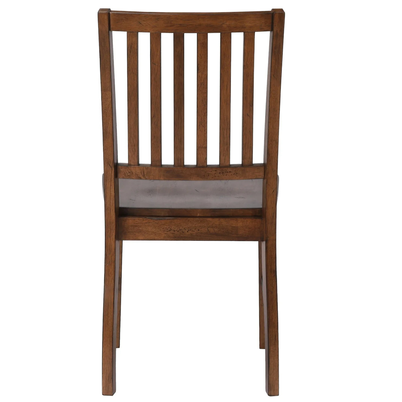 HomeStock Slat Back Dining Chair , Set Of 2 , Amish Brown