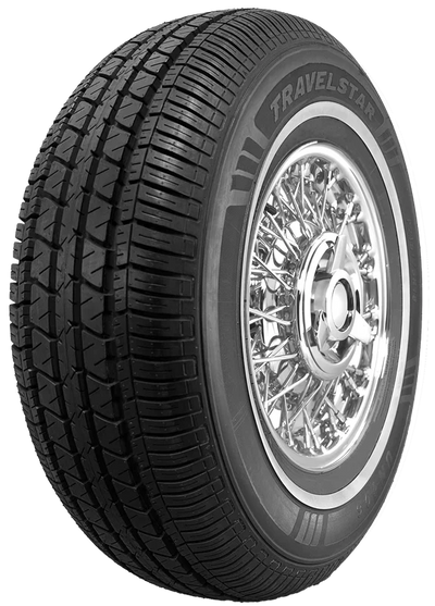 Travelstar UN106 All Season Tire 215/75R15 100S Passenger Tire 215/75/15,White Wall 18mm(Tire Only)