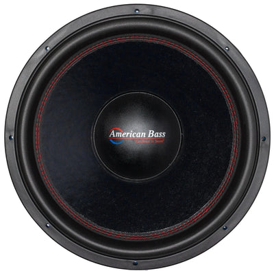 American Bass HD 18 D1 18 Inch Dual 1 Ohm Voice Coil 2000 Watt Subwoofer