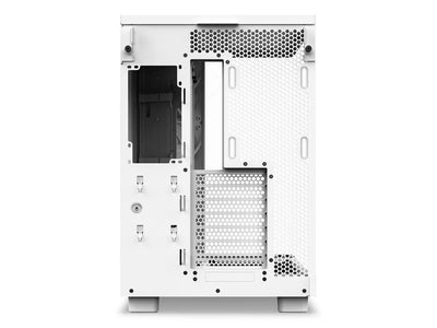 NZXT H6 FLOW Compact Dual-Chamber Mid-Tower Airflow Case, White, CC-H61FW-01